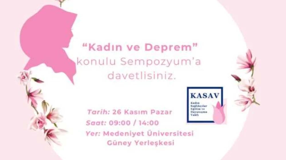 Kadın Sağlıkçılar, Deprem ve Kadın sempozyumunda buluşuyor